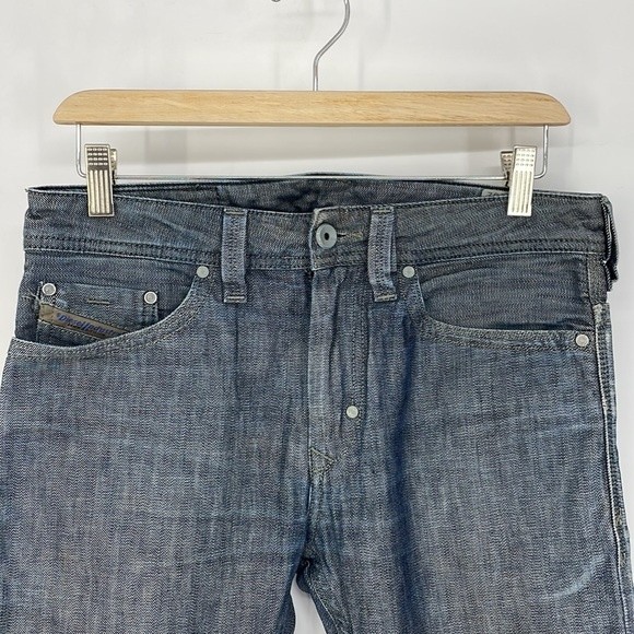 DIESEL thanaz slim-skinny fit wash 008LP denim blue jeans size 27 X 32 men's - Picture 8 of 13